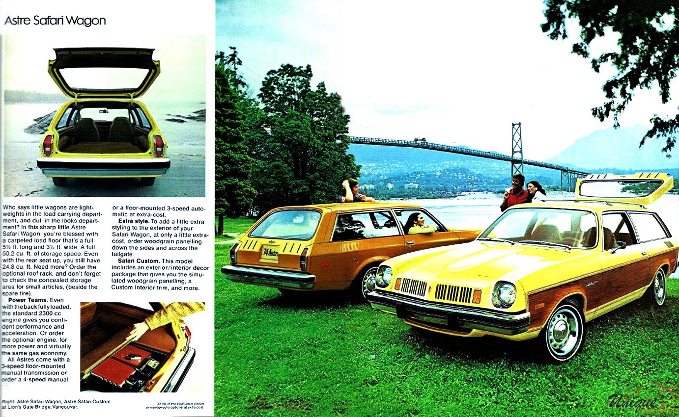 1974 Canadian Pontiac Astre Brochure Page 3